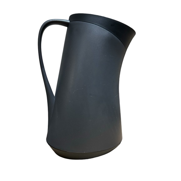 Starbucks Thermal Coffee Thermos Carafe 32oz Pitcher Migo Gray/Black Slant - Picture 2 of 10